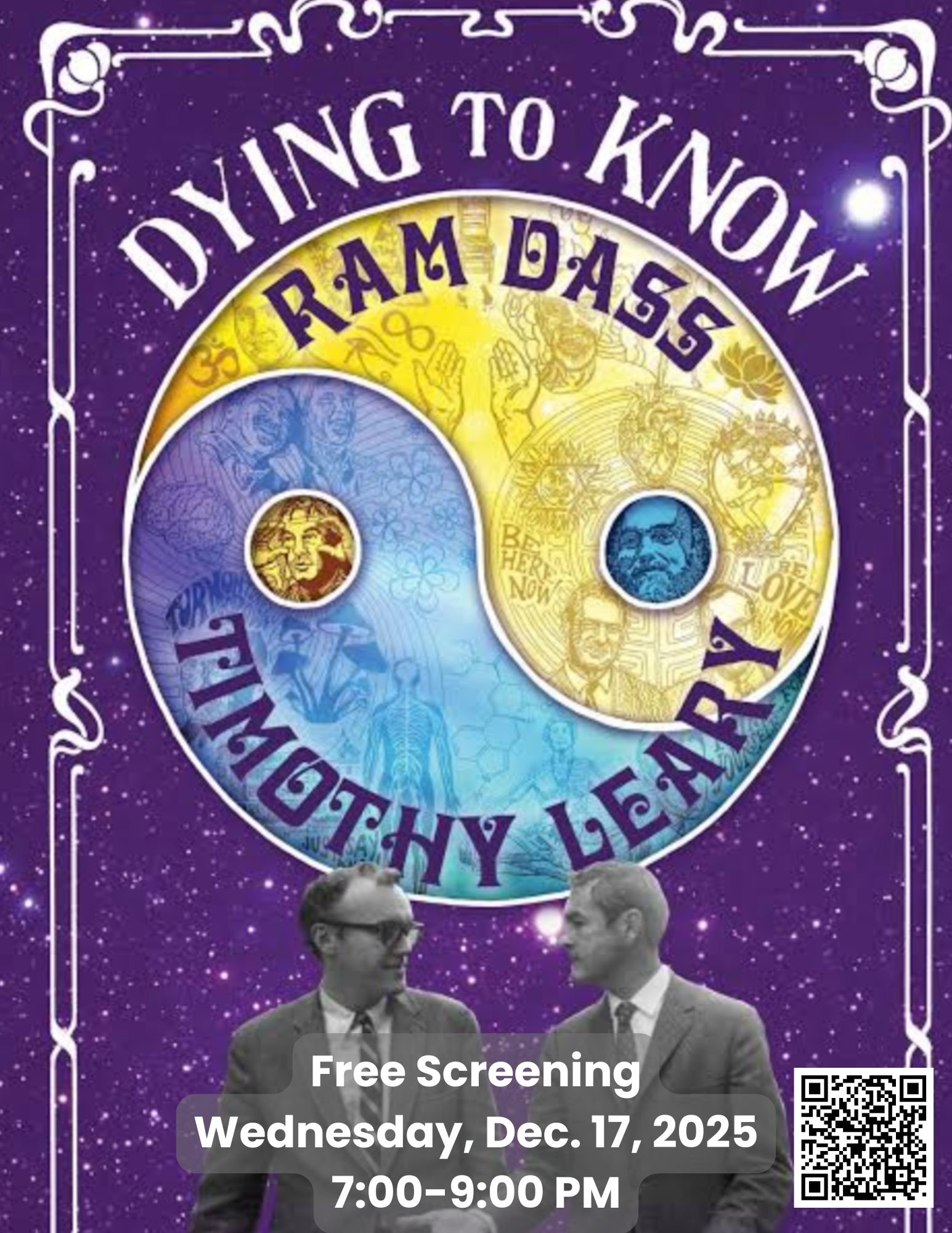 Free Film Screening of Dying to Know: Ram Dass and Timothy Leary
